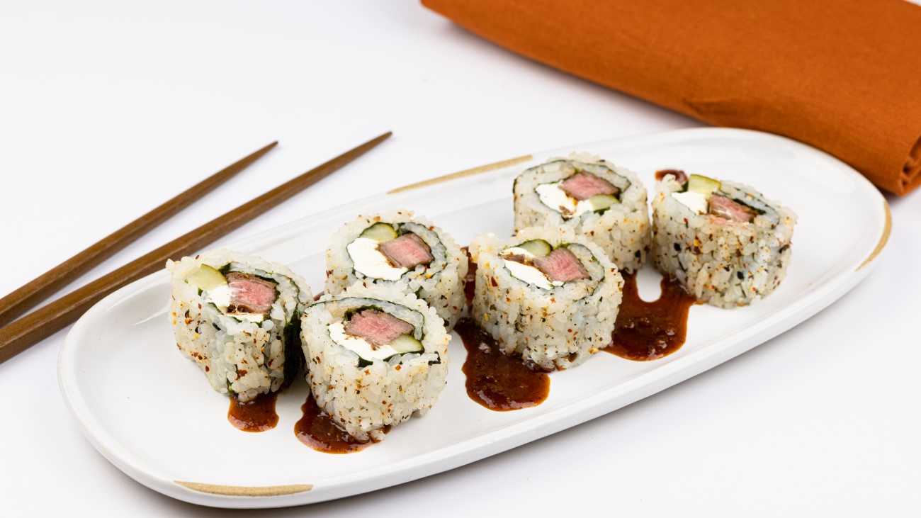 Sushi BBQ Brisket Maki Roll