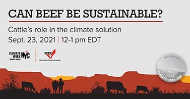 Beef is Front and Center During Climate Week NYC